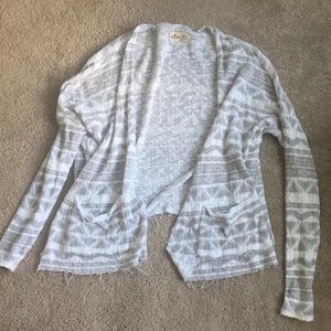 Patterned hollister cardigan